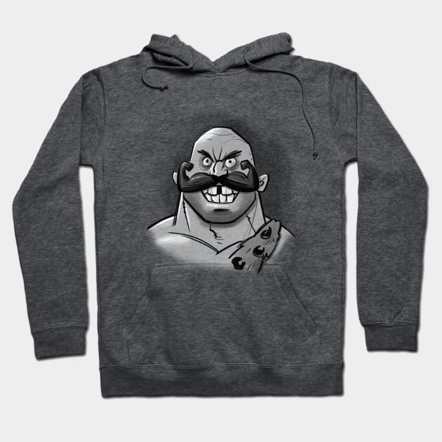 Flex Moustachio! Hoodie by pavstudio